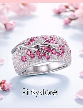 💓Shy Pink Tree Ring💓